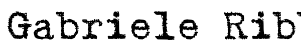 Gabriele Ribbon FG font preview