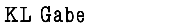 Fonte KL Gabe