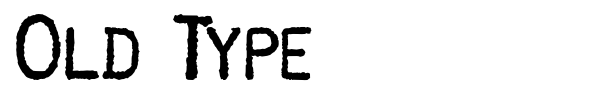 Fonte Old Type
