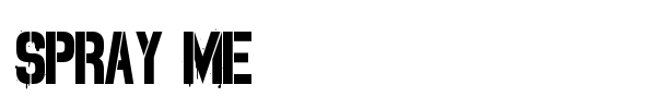 Fonte Spray Me