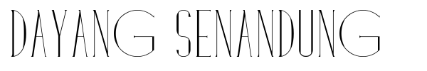 Fonte Dayang Senandung