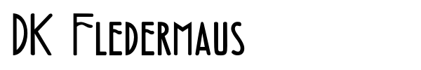 Fonte DK Fledermaus