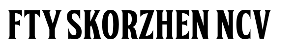 Fonte FTY Skorzhen NCV