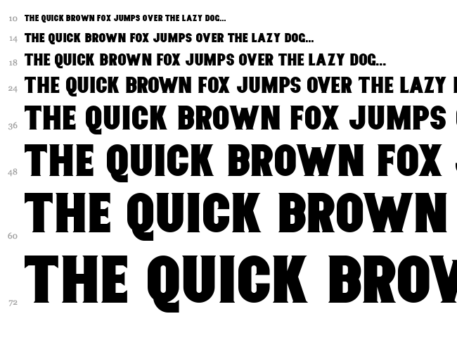 Nurjan font waterfall