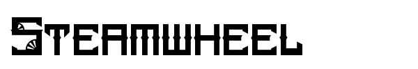 Steamwheel font preview