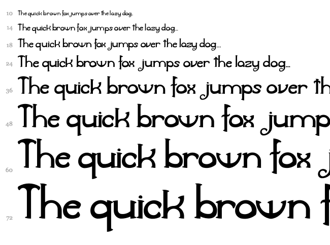 Awelita font waterfall