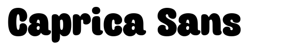 Fonte Caprica Sans