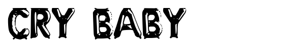 Fonte Cry Baby