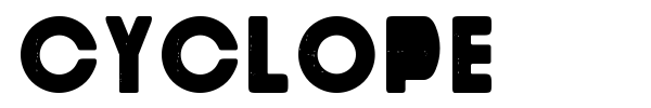 Cyclope font preview