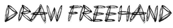 Fonte Draw Freehand