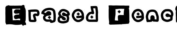Fonte Erased Pencil
