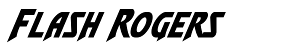 Fonte Flash Rogers