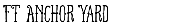 Fonte FT Anchor Yard