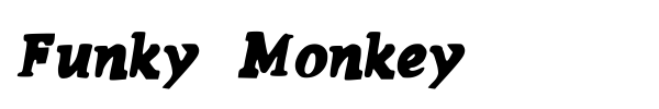 Fonte Funky Monkey