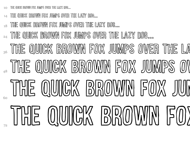 Impertinencia font waterfall