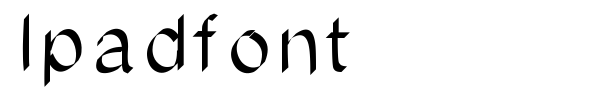 Fonte Ipadfont