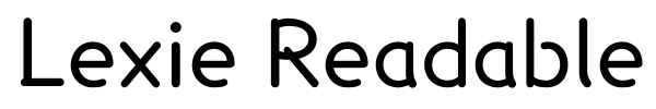 Fonte Lexie Readable