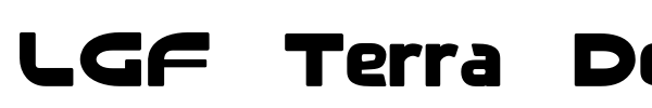 LGF Terra Demo font preview