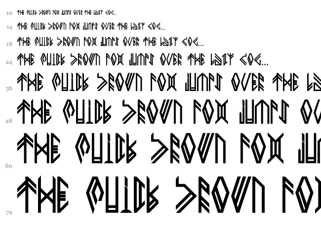 Newhork font waterfall