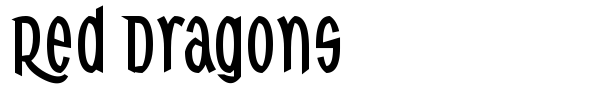 Fonte Red Dragons
