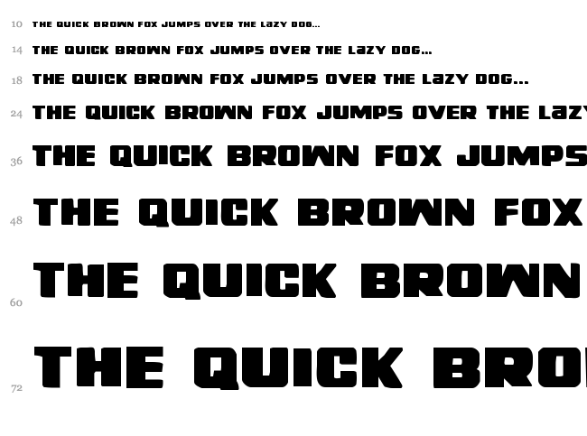 Right Hand Luke font waterfall
