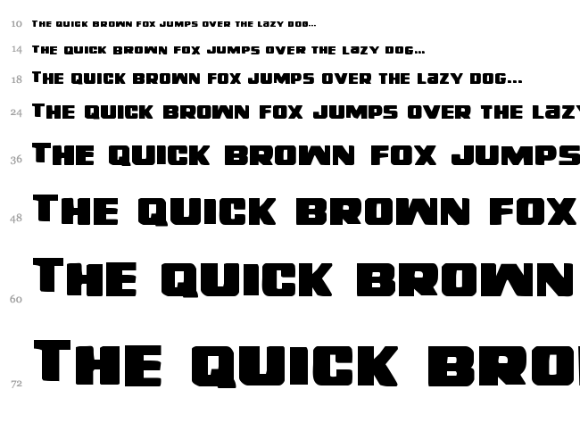 Right Hand Luke font waterfall