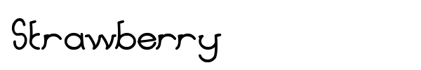 Fonte Strawberry