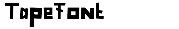 TapeFont font preview