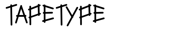 Fonte Tapetype