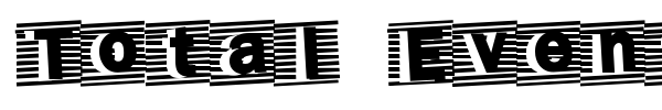 Total Event font preview