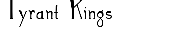 Fonte Tyrant Kings