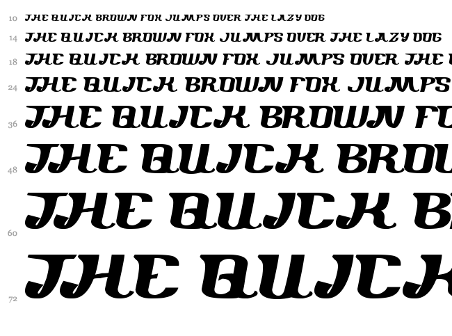 Where are you font waterfall