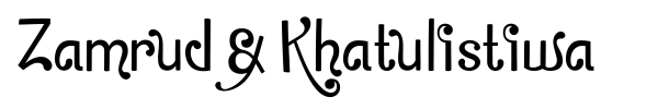 Fonte Zamrud & Khatulistiwa