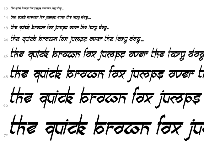 Biling Mi Marathi font waterfall