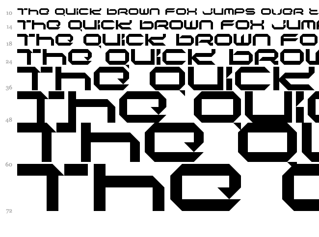 Affection LDR font waterfall