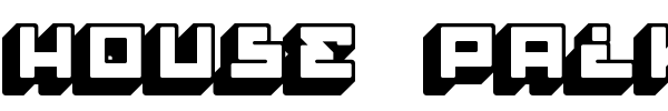 House Paint Slab font preview