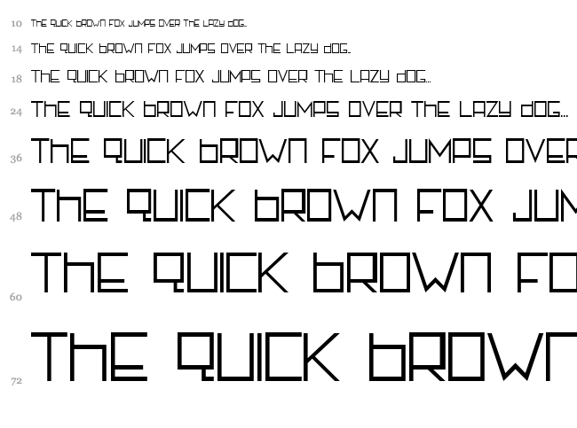 Rotterdamz font waterfall