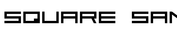 Fonte Square Sans Serif 7
