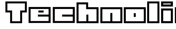 Technolin font preview