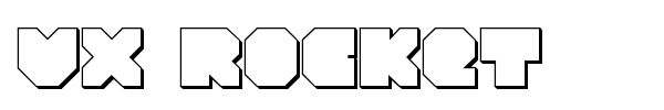 VX Rocket font preview