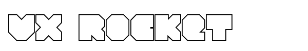 VX Rocket font preview