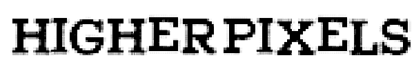 Fonte Higher Pixels