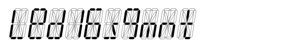 Led16sgmnt font preview