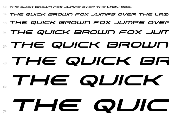 Antietam font waterfall