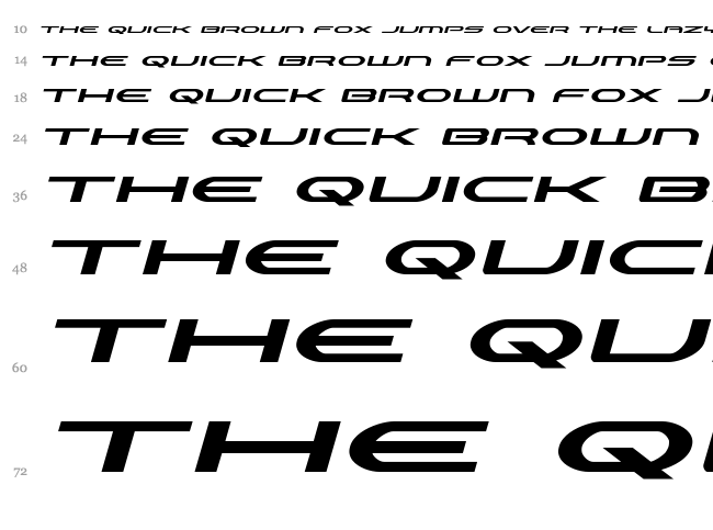 Antietam font waterfall