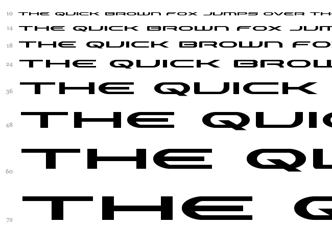 Antietam font waterfall