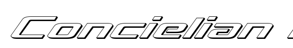 Concielian Break font preview