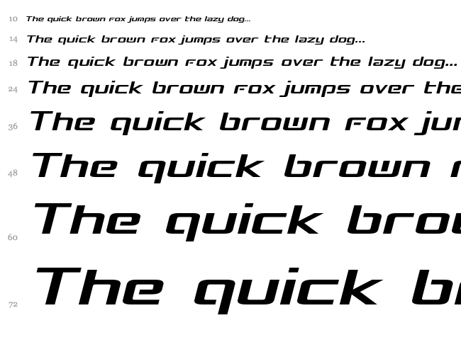 Concielian Break font waterfall