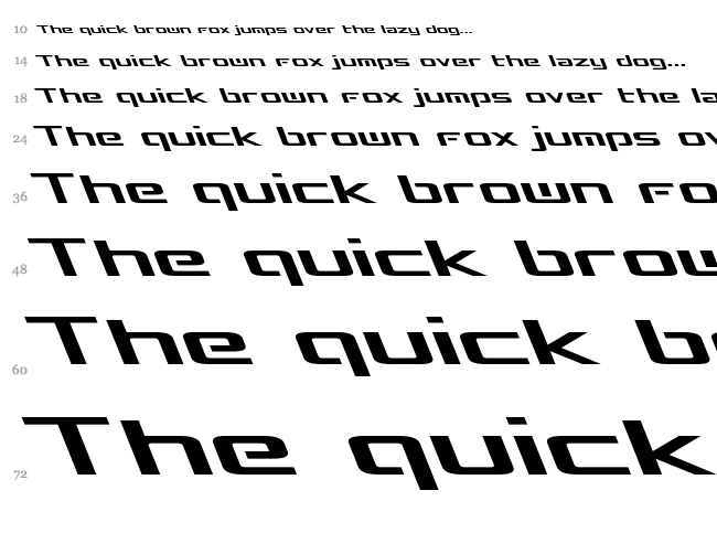 Concielian Break font waterfall