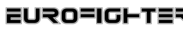 Eurofighter font preview